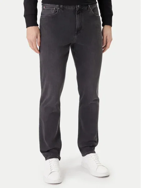 Tommy Hilfiger Blugi Denton Straight Fit gri
