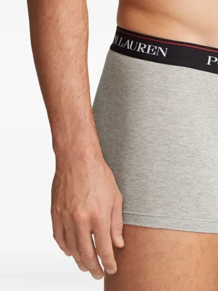 Tricou polo Polo Ralph Lauren cu dungi cu două rânduri de nasturi cu aplicații negru