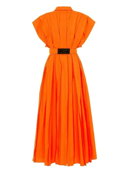 Πλισέ κοστούμι φόρεμα Mantu πορτοκαλί