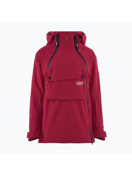 Дамско яке за сноуборд Colourwear Cake Anorak rasberry red червено