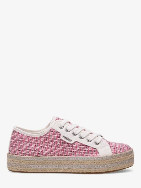 Sneakersy Rieker ružová