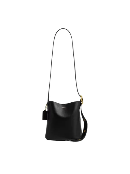 Coach torebka crossbody skórzana Bleecker Bucket Bag 21 czarny