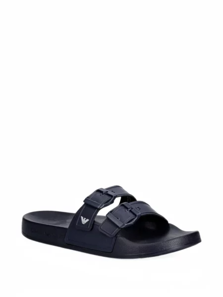 Dirželis šlepetės Emporio Armani su sagtimis mėlyna