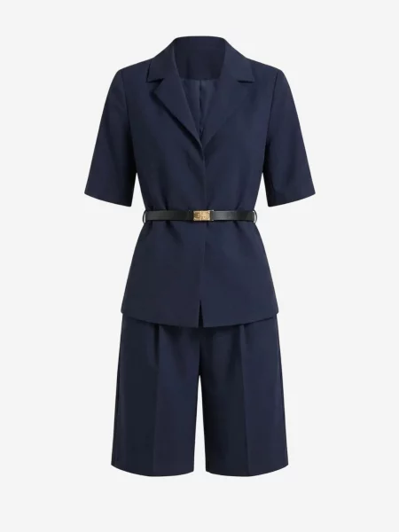 My fashion Jednodijelna pidžama Zweiteiliges Set mornarsko plava