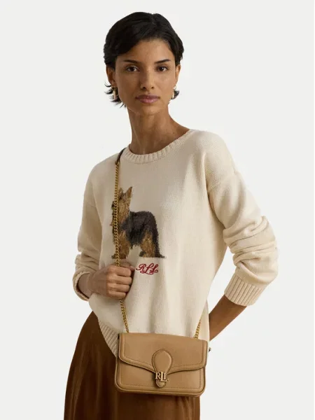 LAUREN RALPH LAUREN Rankinė ruda