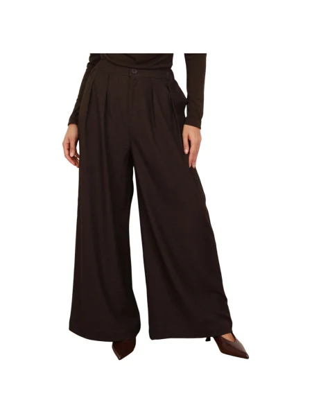 Pantaloni La Modeuse maro