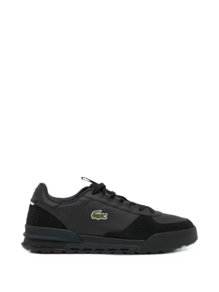 Δερμάτινα sneakers Lacoste μαύρο