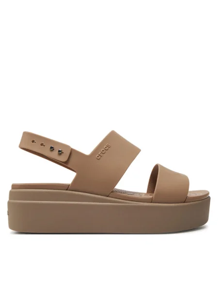 Crocs Sandale Brooklyn Low Wedge W bej
