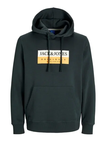 JACK & JONES Tréning póló JWHFREDERIKSBERG sötétkék / sárga / fekete fehér