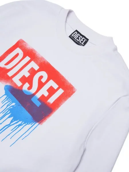 Dětska mikina Diesel bílá