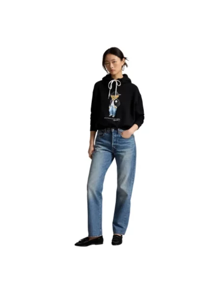Bluza z kapturem Ralph Lauren z kapturem czarna