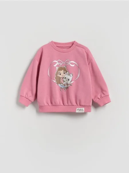 Reserved Bluza Koci Domek Gabi różowy