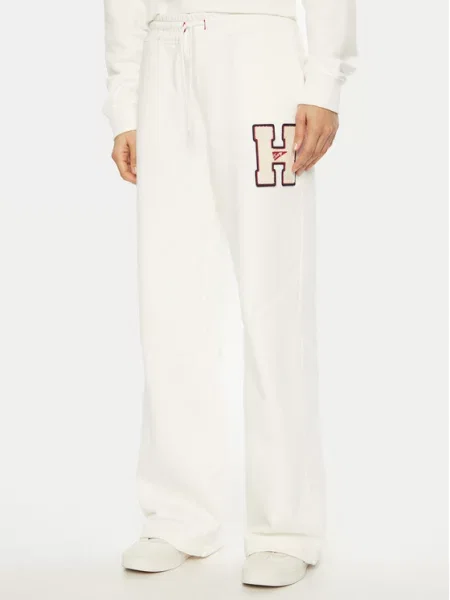 Spodnji del trenirke Tommy Jeans bela