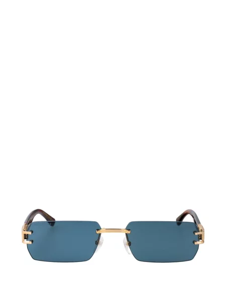 Ochelari de soare dreptunghiulari Dsquared2 Eyewear cu autograf albastru