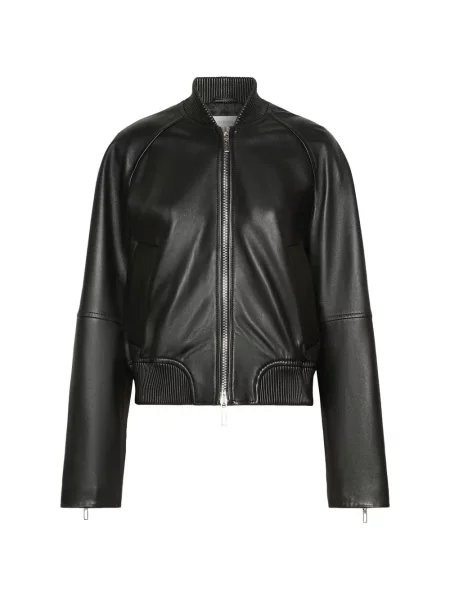 Geanta de piele Sportmax negru