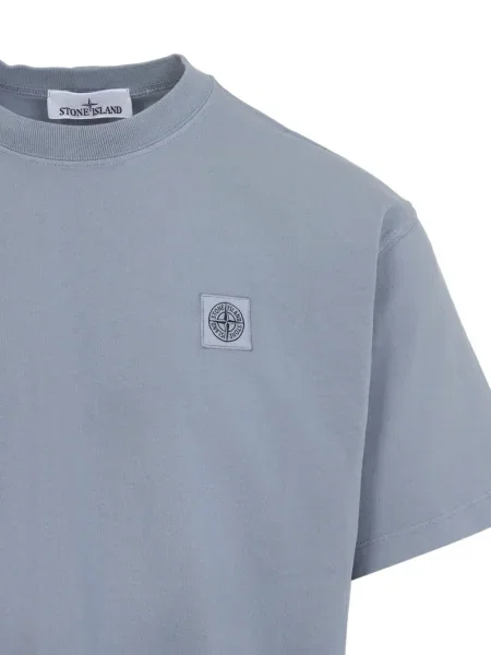 Tricou Stone Island cu strasuri albastru