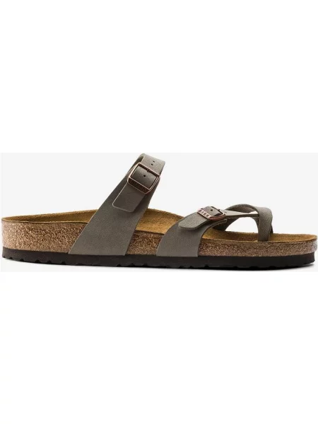 Sandały Birkenstock Mayari Birko-Flor Nubuck szerokość standardowa 42 szary