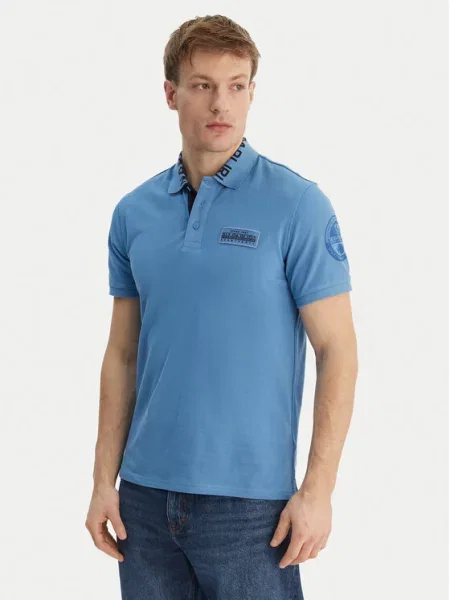 Napapijri Polo E-Amundsen niebieski