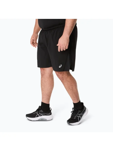 Pantaloni scurți de alergare pentru bărbați ASICS Icon performance black negru