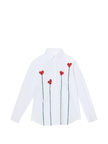 Cămașă Moschino cu imagine alb