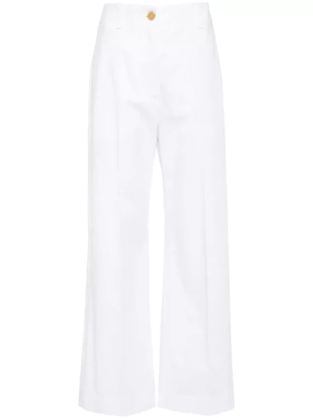 Pantaloni Patou alb