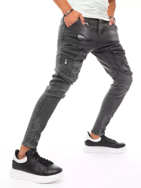 Pantaloni cargo Dstreet gri