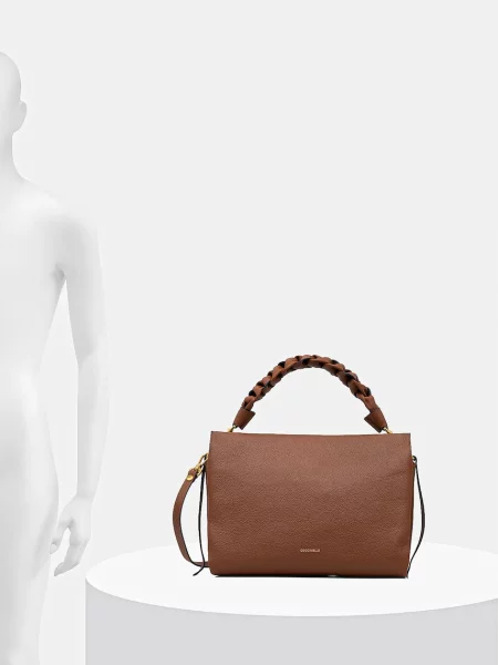 Шкіряна сумочка Coccinelle E1 19 02 01 фіолетовий