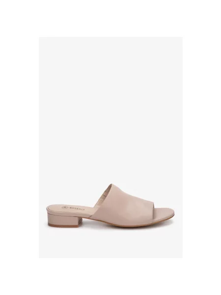 Шлепанцы Estro бежевые