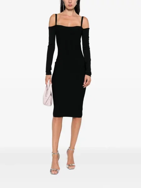 Rochie mini Mugler de costum negru