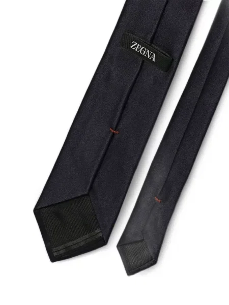 Cravată Zegna de mătase albastru