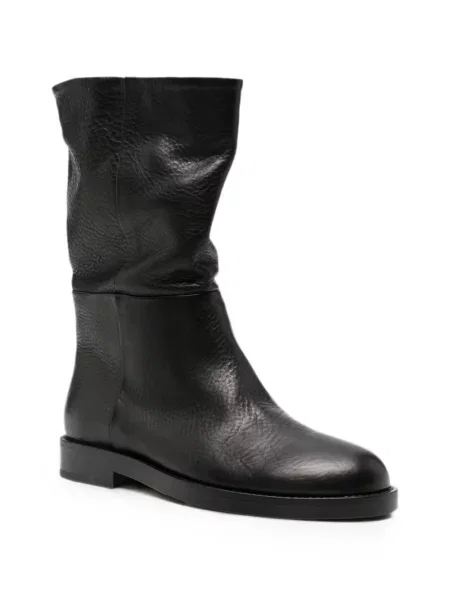 Botine Agl din piele negru