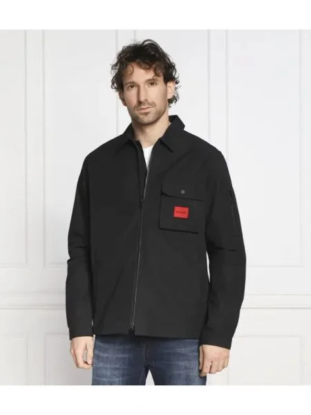 HUGO Geacă Emmond | Oversize fit negru