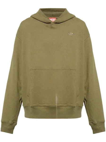 Hanorac cu glugă Diesel cu glugă verde