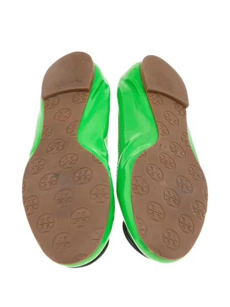 Balerini Tory Burch cu autograf verde