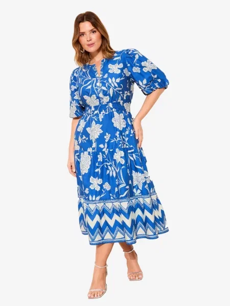 Lipsy Rochie albastru alb