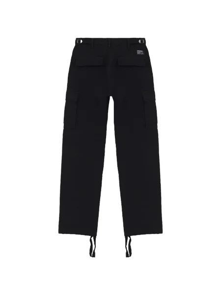 Pantaloni cargo Iuter din canvas negru