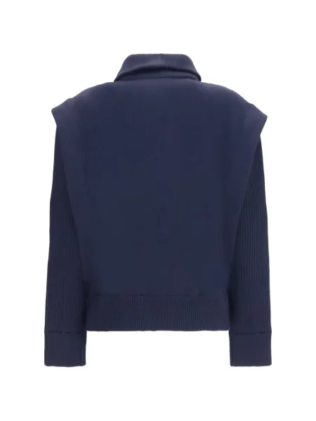 Geacă Giorgio Armani tricotate albastru