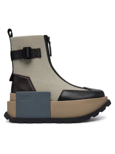 United Nude Bokacsizma Roko Bootie III Sötétbarna bézs