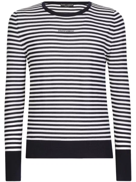 Pulover Dolce & Gabbana cu broderie alb