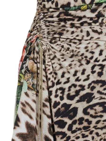 Rochie Roberto Cavalli cu model floral cu imagine