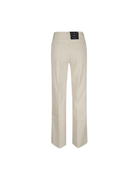 Szerokie jeansy 7 For All Mankind beżowe