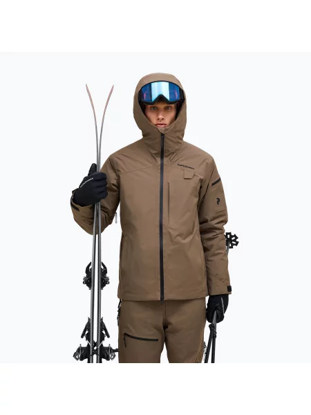 Geacă pentru bărbați Peak Performance Alpine GTX 2L Insulated Shell terrain tan maro
