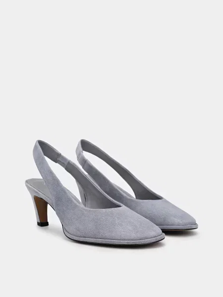 Замшевые мюли Braska голубые