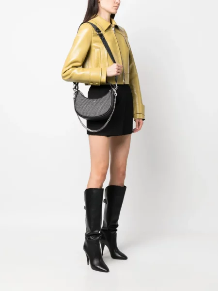 Iš natūralios odos odinė rankinė Zadig&voltaire juoda