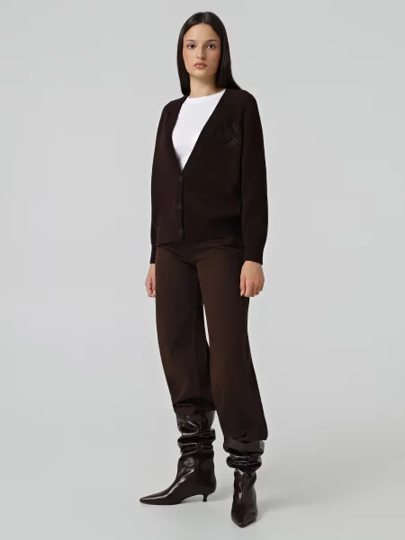 Кардиган Armani Exchange коричневый
