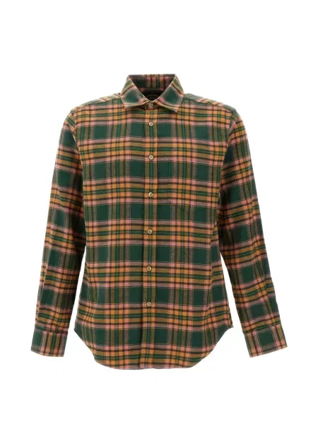Cămașă Portuguese Flannel în carouri de flanelă verde