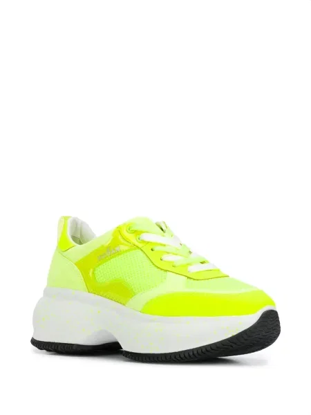 Sneakerși Hogan cu platformă verde