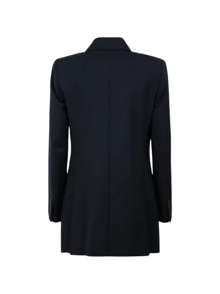 Sacou Max Mara cu două rânduri de nasturi albastru