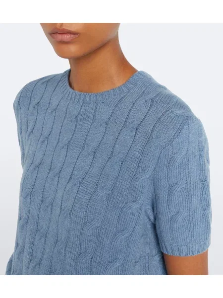 Pulover Ralph Lauren Collection din cașmir albastru