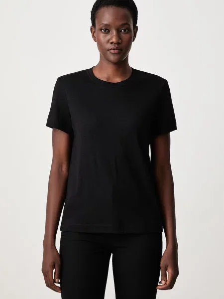 Sisley basic tričko s modalem černé
